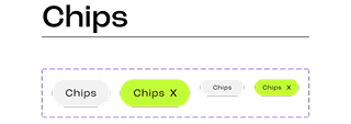 chips component with variants