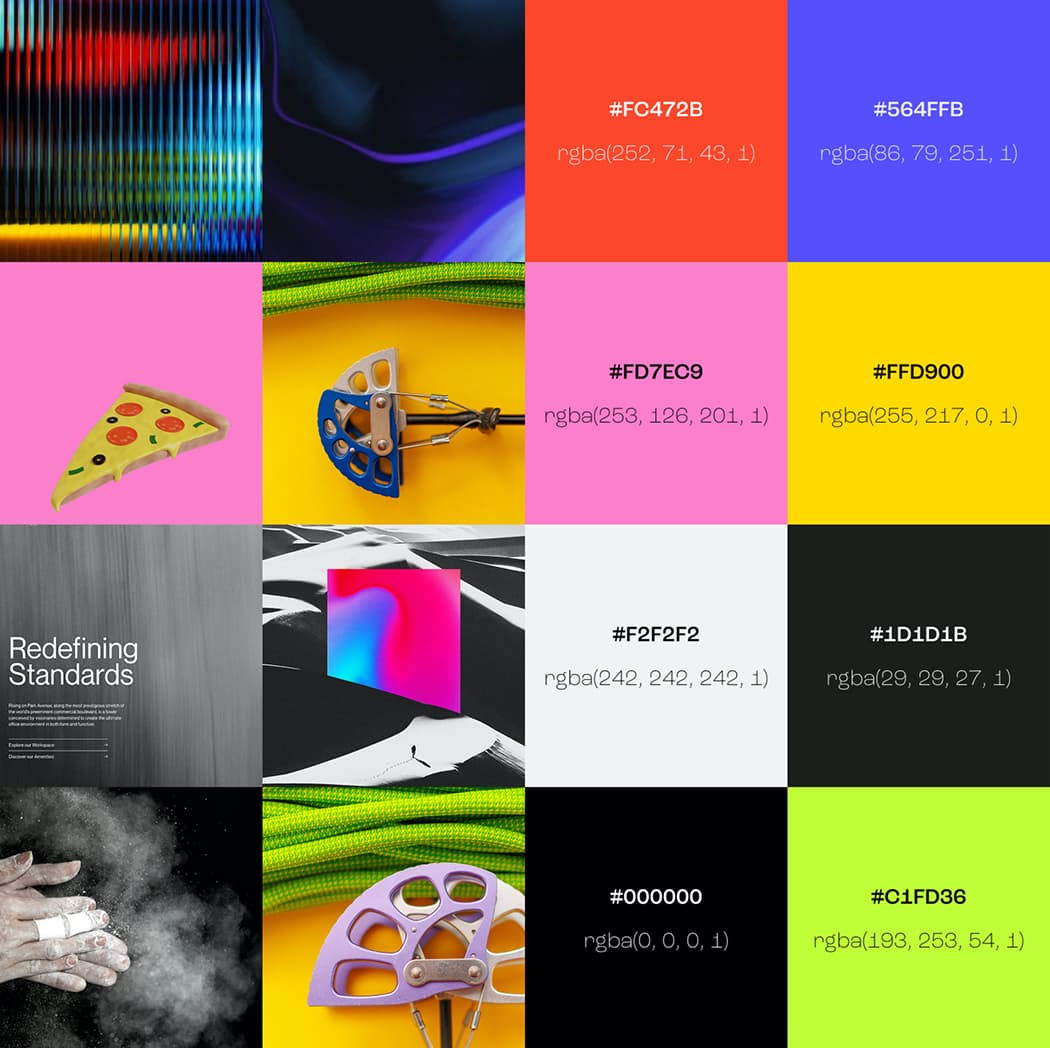 colour moodboard for mtl bloc list