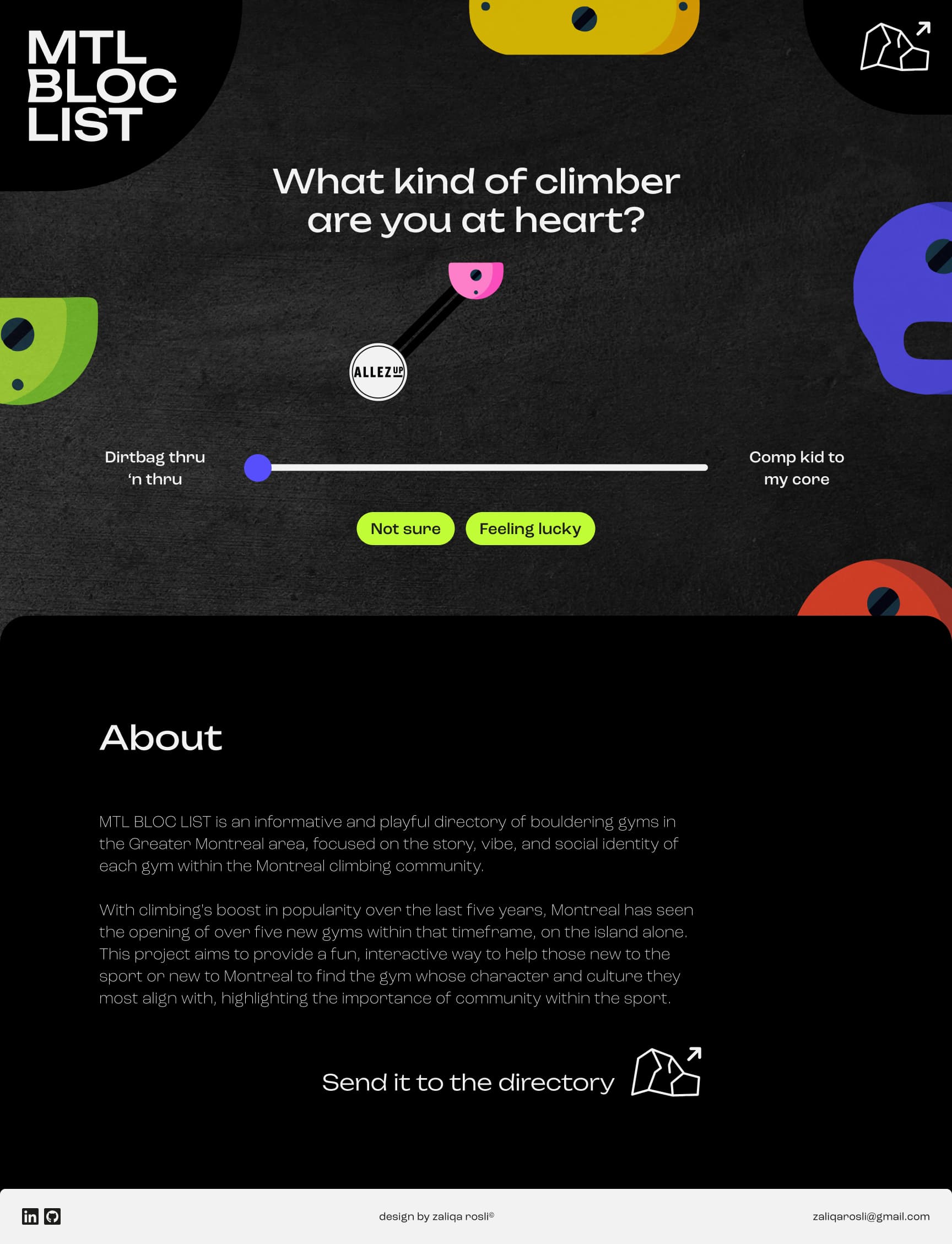 final design of mtl bloc list landing page